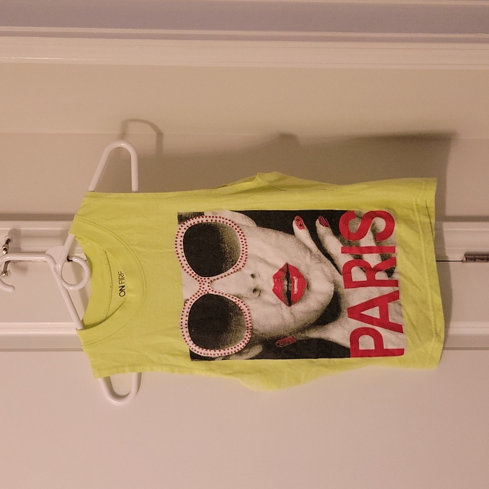 Lime green shirt